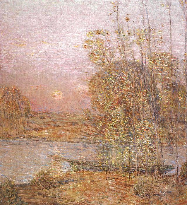 Childe Hassam Late Afternoon Sunset